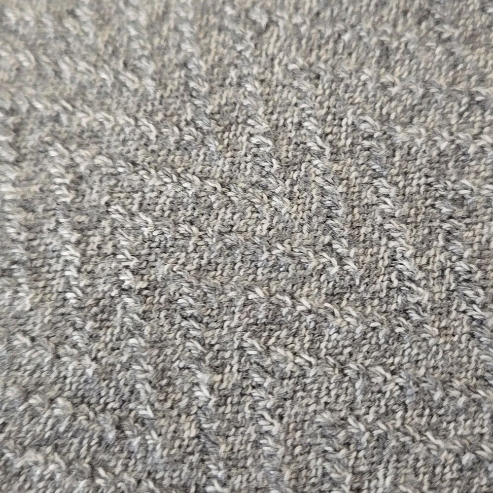 Hollister Gray Chevron Knit Short Sleeve Shirt Medium Top - Picture 8 of 10